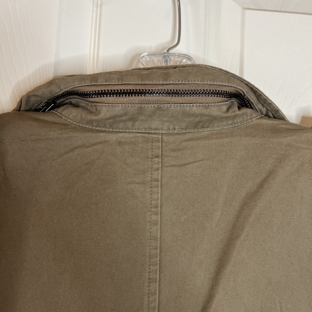 NWT Hayden LA Embroidered Tribal Cargo Jacket in Olive Green Sz Large - Picture 4 of 11